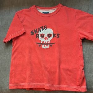 Mini Boden Boys Skull and Skater t-shirt size 5-6 one owner EUC